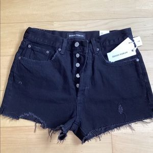 Denim forum black shorts